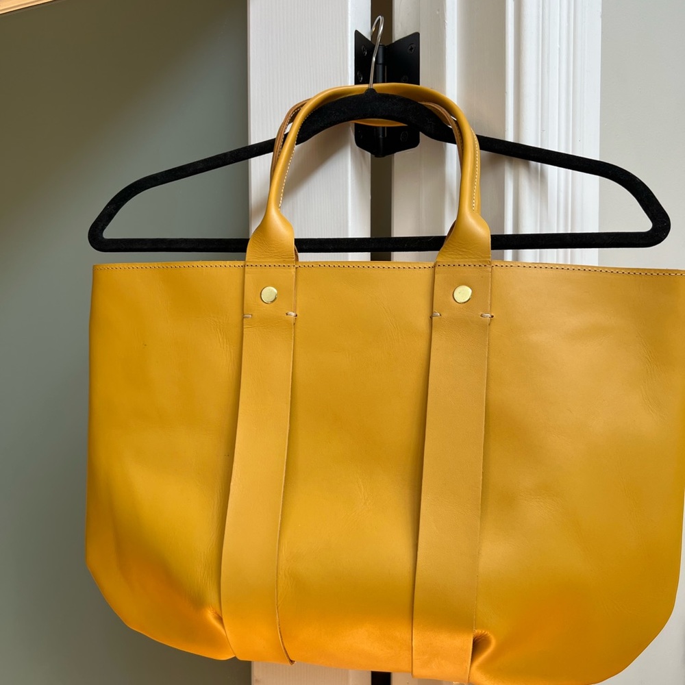 Clare V. NWT La Tropenzienne Leather Mustard